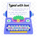 Typewriter  Icon