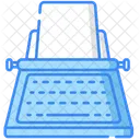 Typewriter Typing Keyboard Icon