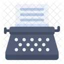 Typewriter Typing Writing Icon