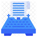 Typewriter Machine  Icon