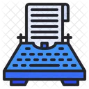 Typewriter Machine Typewriter Typing Icon