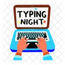 Typing Keyboard Laptop Icon