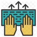 Input Hand Typing Icon