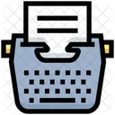 Business Financial Typing Icon
