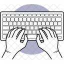 Typing Using Keyboard Keyboard Icon