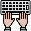 Hand Keyboard Code Icon
