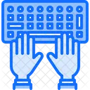 Typing hand  Icon