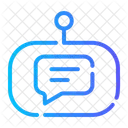 Robot Assistant Message Icon