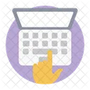 Typing Blogging Content Writing Icon