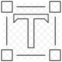 Typographie Thinline Icon Icône