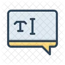 Text Typography Letter Icon