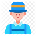 Tyrolean Man People Beverage Icon