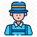 Tyrolean Man People Beverage Icon