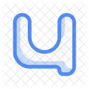 U Buchstabe Buchstabe Alphabet Icon