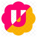 U Alphabet Letter Icon