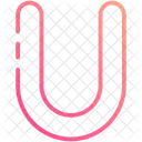 U Alphabet Letter Icon