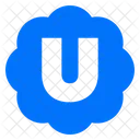 U Alphabet Letter Icon