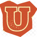 U Letter  Icon