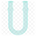 U Rohr U Form Reagenzglas Symbol