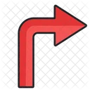U Turn Direction Arrow Icon