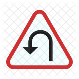 U-turn  Icon