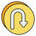 U Turn Arrow  Icon