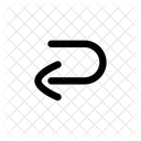 U Turn Arrow  Icon