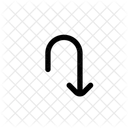 Girar Para Baixo Girar Icon