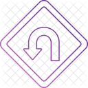 U turn  Icon