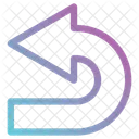 U Turn Arrow Back Icon
