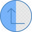 U Turn Left  Icon