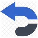 U Turn Back Return Icon