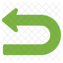 U turn left  Icon
