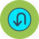 U Turn Left Left U Turn Icon