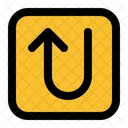 Turn Up Up Upload Symbol