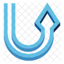 Turning Back Up Icon