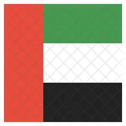 Emiratos Árabes Unidos Flag Icono