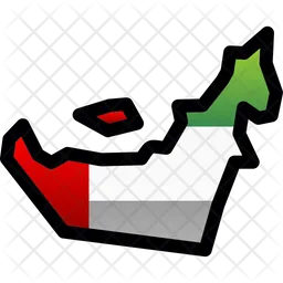 Uae Map  Icon