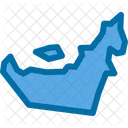 Uae Map  Icon