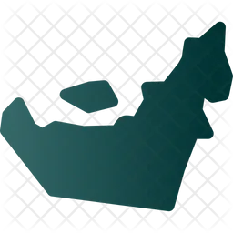 Uae Map Icon - Download in Gradient Style