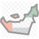 Uae Map  Icon