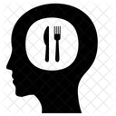 Denken Restaurant Kopf Symbol