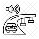 Überführung  Symbol
