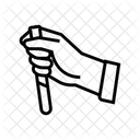 Übergabe Reagenzglas  Symbol