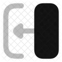 Ubergang Links Symbol