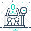 Ubergewicht Ubergewicht Kraftmaschine Symbol