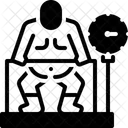 Ubergewicht Ubergewicht Kraftmaschine Symbol