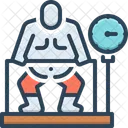 Ubergewicht Ubergewicht Kraftmaschine Symbol
