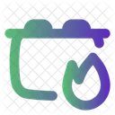 Uberhitzung Batterie Energie Symbol