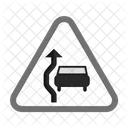 Uberholen Zeichen Verkehr Symbol